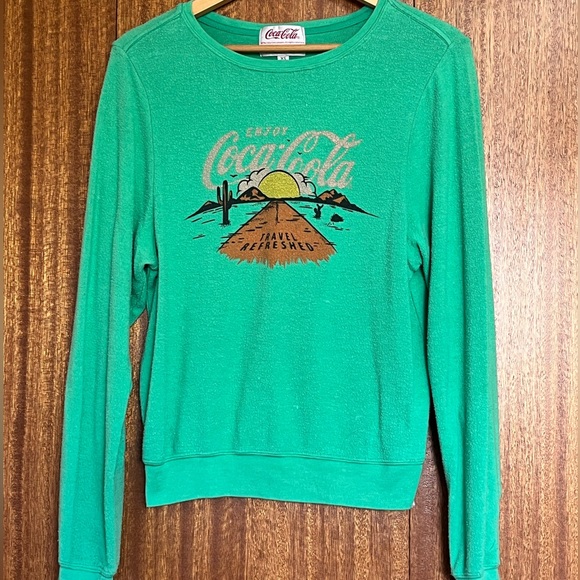 Coca-Cola Wildfox “Travel Refreshed” Baggy Beach Jumper - Picture 2 of 4